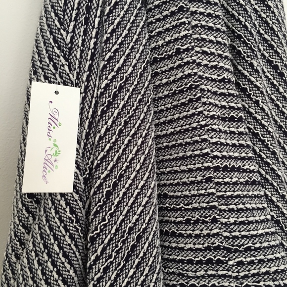 Miss Alice Navy & White Striped Dress - Picture 3 of 5